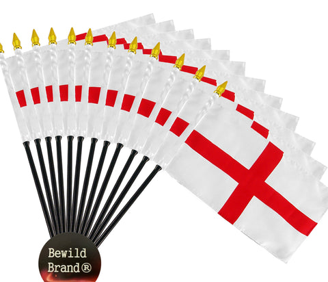 12 Pack of 4x6 Inch England Flag (12 Pack)