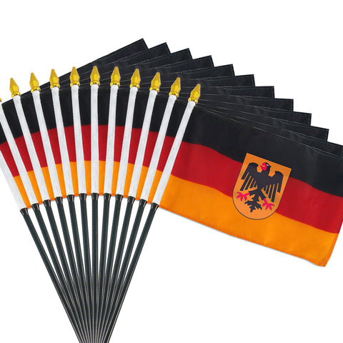12 Pack of 4x6 Inch German Flag (12 Pack)