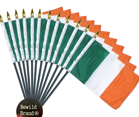 12 Pack of 4x6 Inch Ireland Flag (12 Pack)