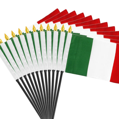 12 Pack of 4x6 Inch Italian Flag (12 Pack)