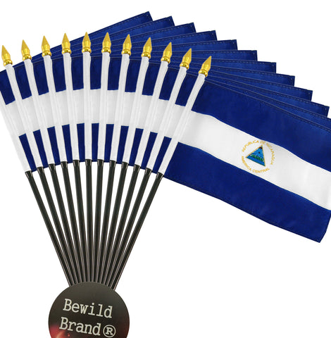 12 Pack of 4x6 Inch Nicaragua Flag (12 Pack)