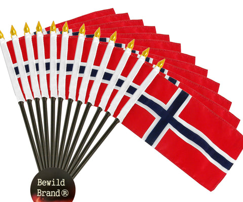 12 Pack of 4x6 Inch Norway Flag (12 Pack)