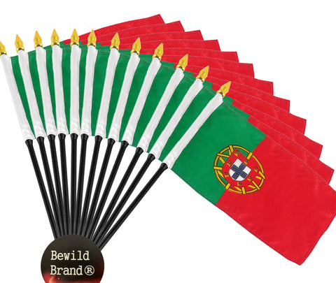 12 Pack of 4x6 Inch Portugal Flag (12 Pack)