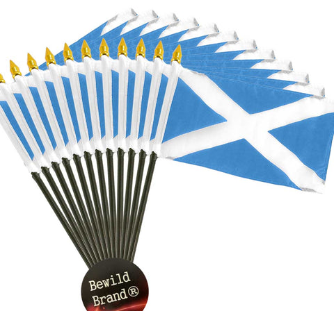 12 Pack of 4x6 Inch Scotland Flag (12 Pack)