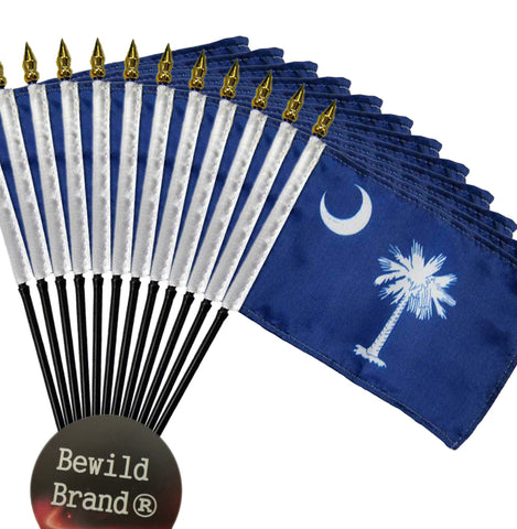 12 pack of 4x6 Inch South Carolina Flag (12 Pack)