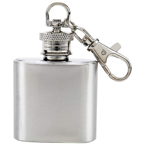 1oz Stainless Steel Keychain Flask