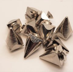 Spikes & Studs - Squared Stubby Spikes - (10pc)