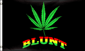 3 x 5 Blunt Pot Leaf Flag