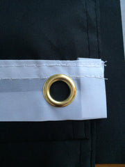 4 by 6 Foot BlueLine Flag, Thin Blue Line Flag, Black, White And Blue American Flag With Brass Grommets