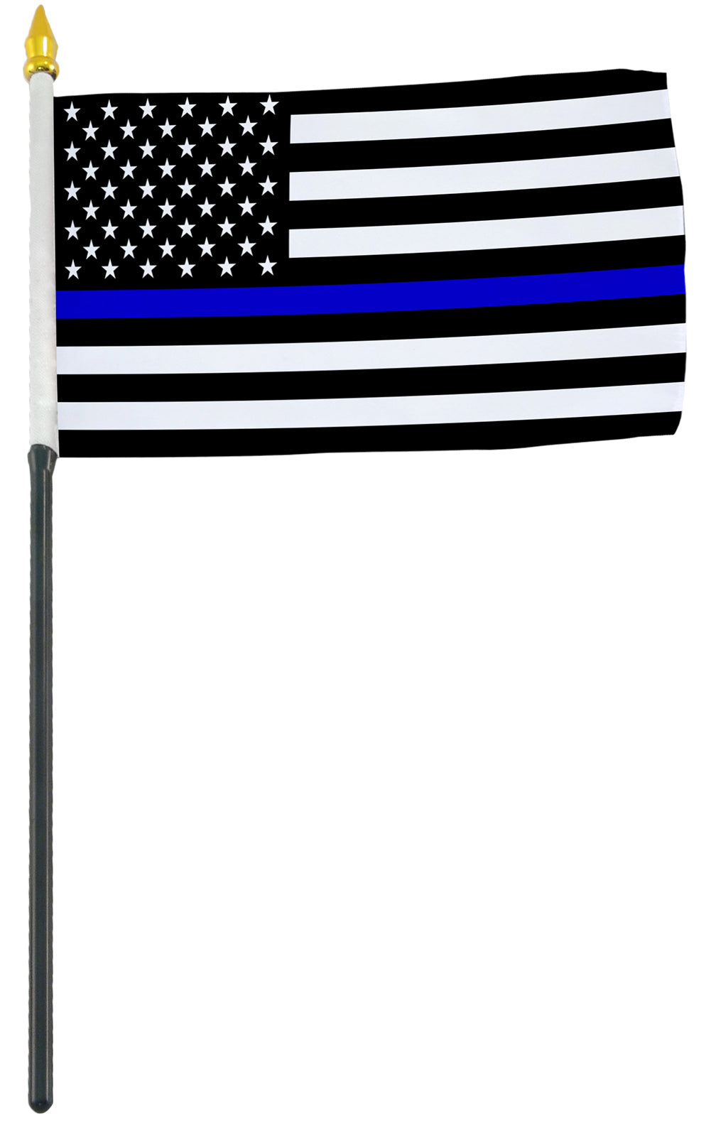 4x6 Inch Blue Line American Police Flag