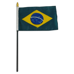 4x6 Inch Brazil Flag