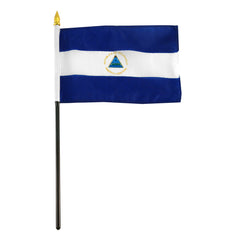 4x6 Inch Nicaragua Flag