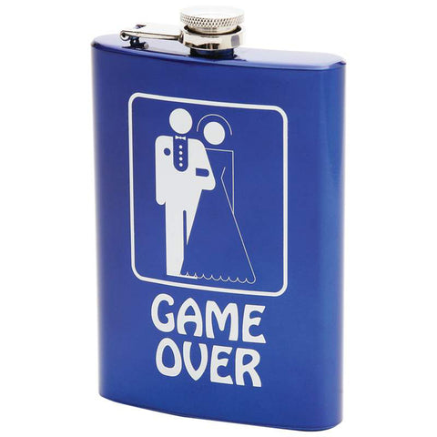 8oz Game Over Stainless Steel Flask