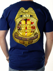 9/11 10th Anniversary NYPD Memorial T-Shirt