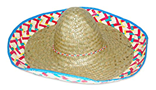 Authentic Mexican Sombrero 19" (Blue)