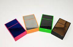 Flip top Mirrored Neon Cigarette Case (For Regular Size Only)