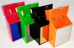 Flip top Mirrored Neon Cigarette Case (For Regular Size Only)