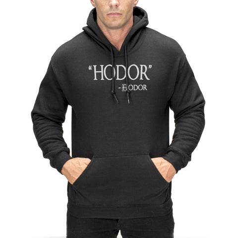 hodor quote adult hoodie