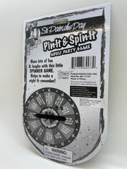 St. Patrick's Day Pin-It & Spin-It Adult Party Game