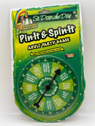 St. Patrick's Day Pin-It & Spin-It Adult Party Game