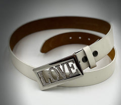 Love Custom belt buckle with free belt 