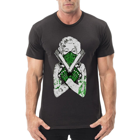 Marijuana Monroe "Gangster" Men's T-Shirt