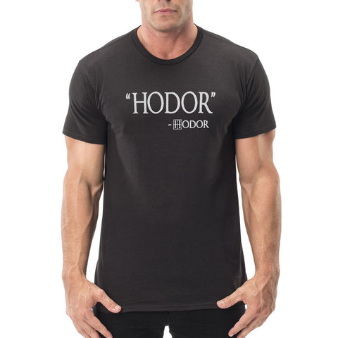 hodor quote mens t-shirt