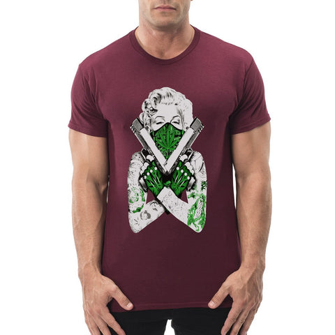 Marijuana Monroe "Gangster" Men's T-Shirt