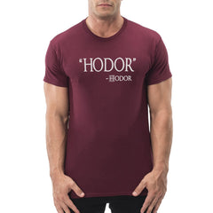 hodor quote mens t-shirt