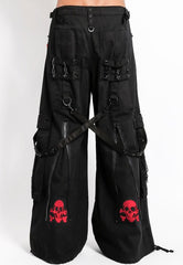 Tripp Darkstreet NYC - Back Up Skull Pants (Black/Red)