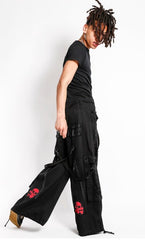 Tripp Darkstreet NYC - Back Up Skull Pants (Black/Red)