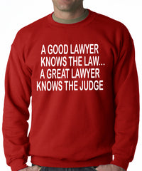 A Good Lawyer Adult Crewneck