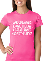 A Good Lawyer Girls T-shirt Hot Pink