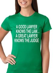 A Good Lawyer Girls T-shirt Kelly Green