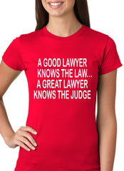 A Good Lawyer Girls T-shirt Red