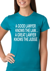 A Good Lawyer Girls T-shirt Turquoise