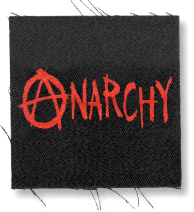 A Is For Anarchy Denim Stitch Patch