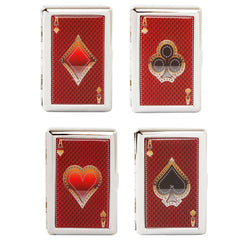 Aces Playing Cards Cigarette Case For Regular Size and 100's