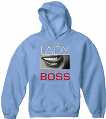 Act Like A Lady Think Like A Boss Adult Hoodie