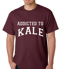 Addicted to Kale Mens T-shirt Maroon