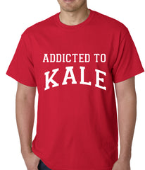 Addicted to Kale Mens T-shirt Red