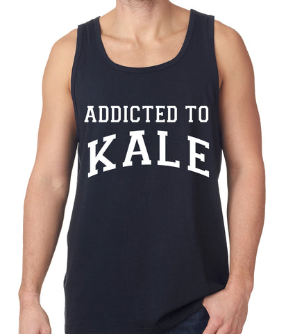 Addicted to Kale Tank Top Black