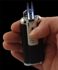 Aficionado Cigar Lighter With Retractable Hole Punch
