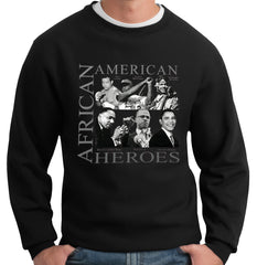 African American Hero Icons Crewneck