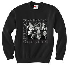 African American Hero Icons Crewneck