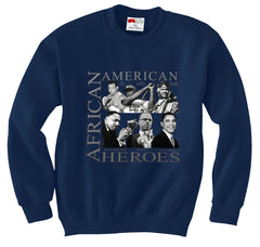 African American Hero Icons Crewneck