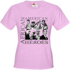 African American Hero Icons Girls T-shirt