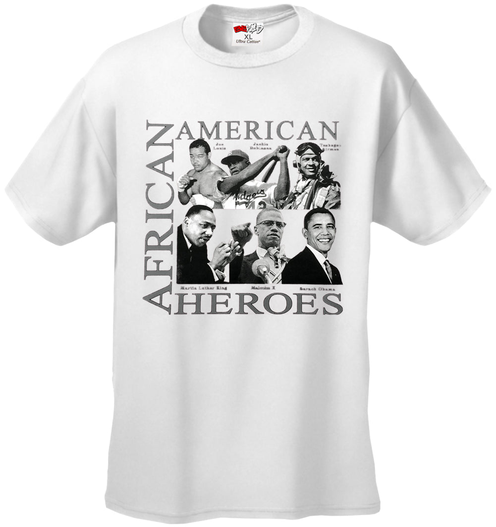African American Hero Icons Mens T-shirt White