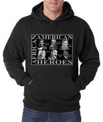 African American Heroes Adult Hoodie