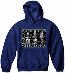 African American Heroes Adult Hoodie